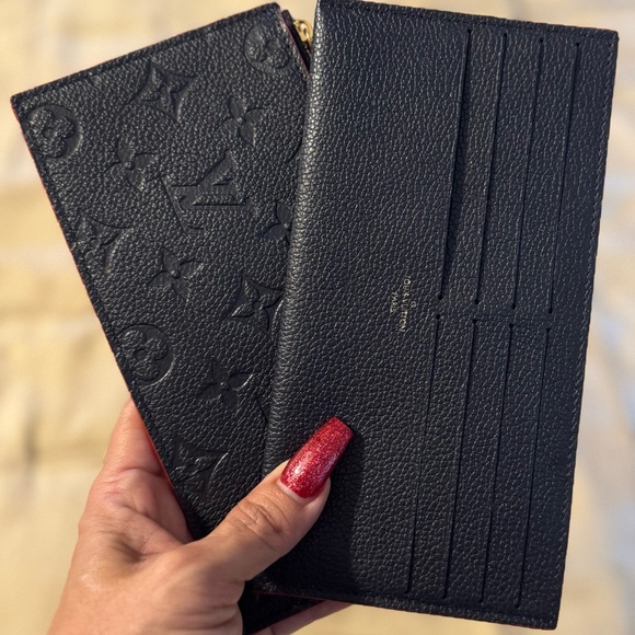 Louis Vuitton Empreinte Felicie Pochette in Leather Color:  Marine Rouge - Picture 7 of 11